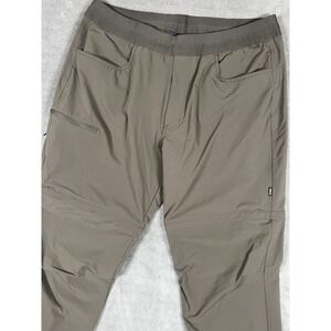 REI Co-op Nylon Convertible Pants/Shorts L x 32 Stretch Drawstring Cargo Hiking